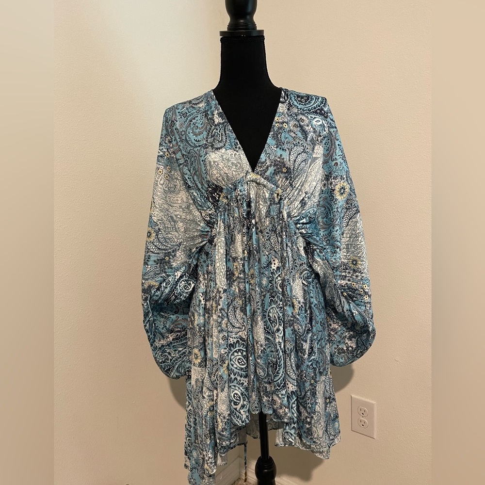 Free people flowy paisley dress